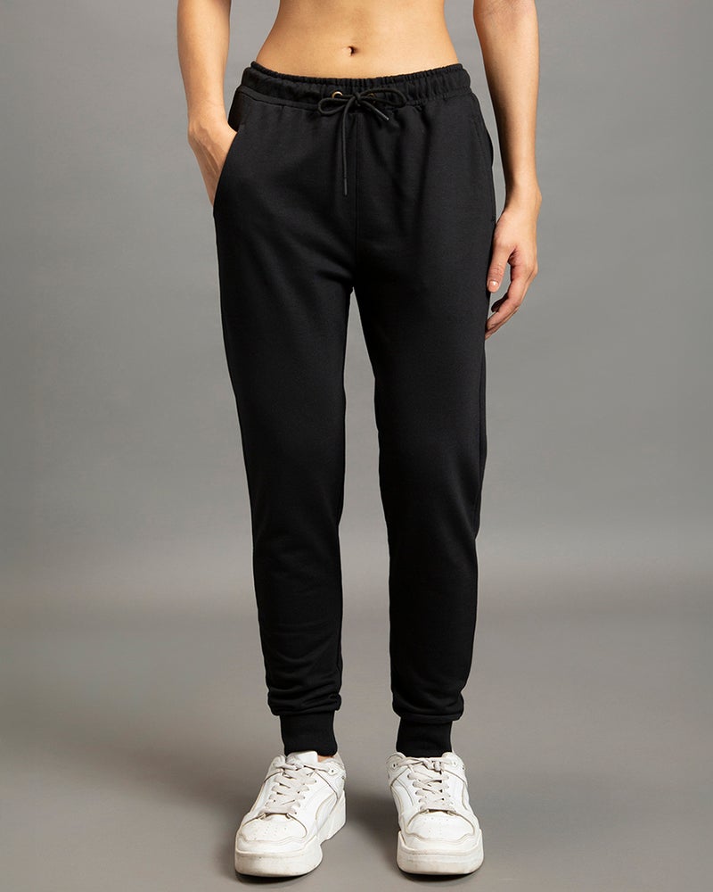 بيواكوف بنطلون رياضي نسائي أسود بقصة ضيقة كاجوال - Image 3